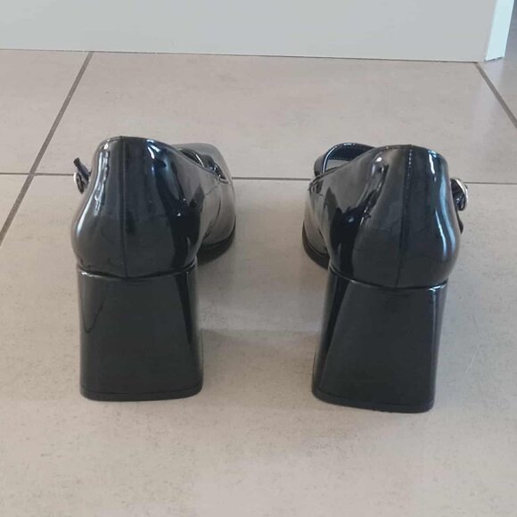 Rachel Zoe | Livia Mary Jane Glossy Patent Block Heels - Picture 6 of 12